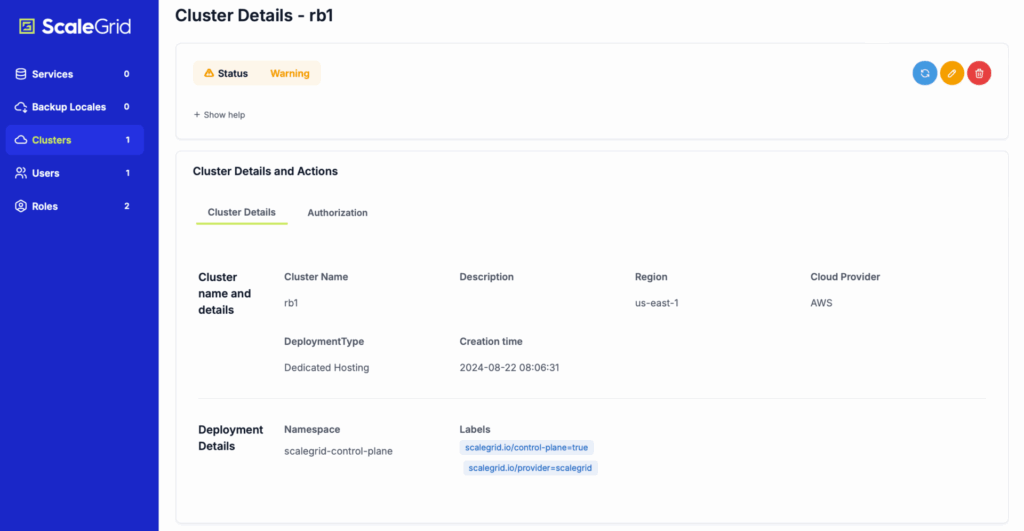 Cluster-details-rabbitmq