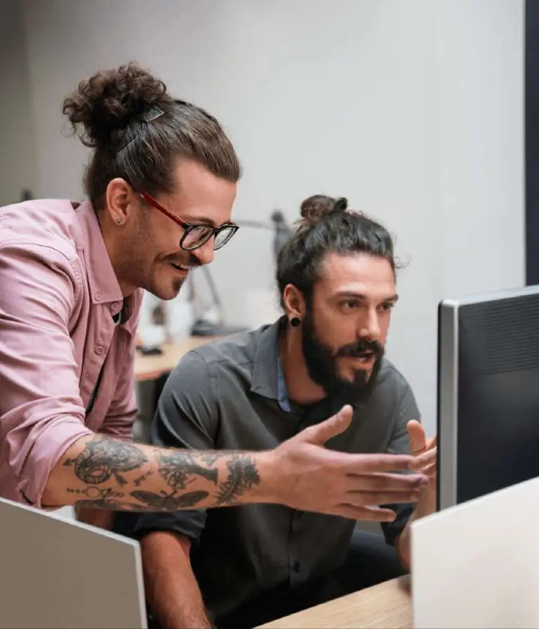 software engineers talking